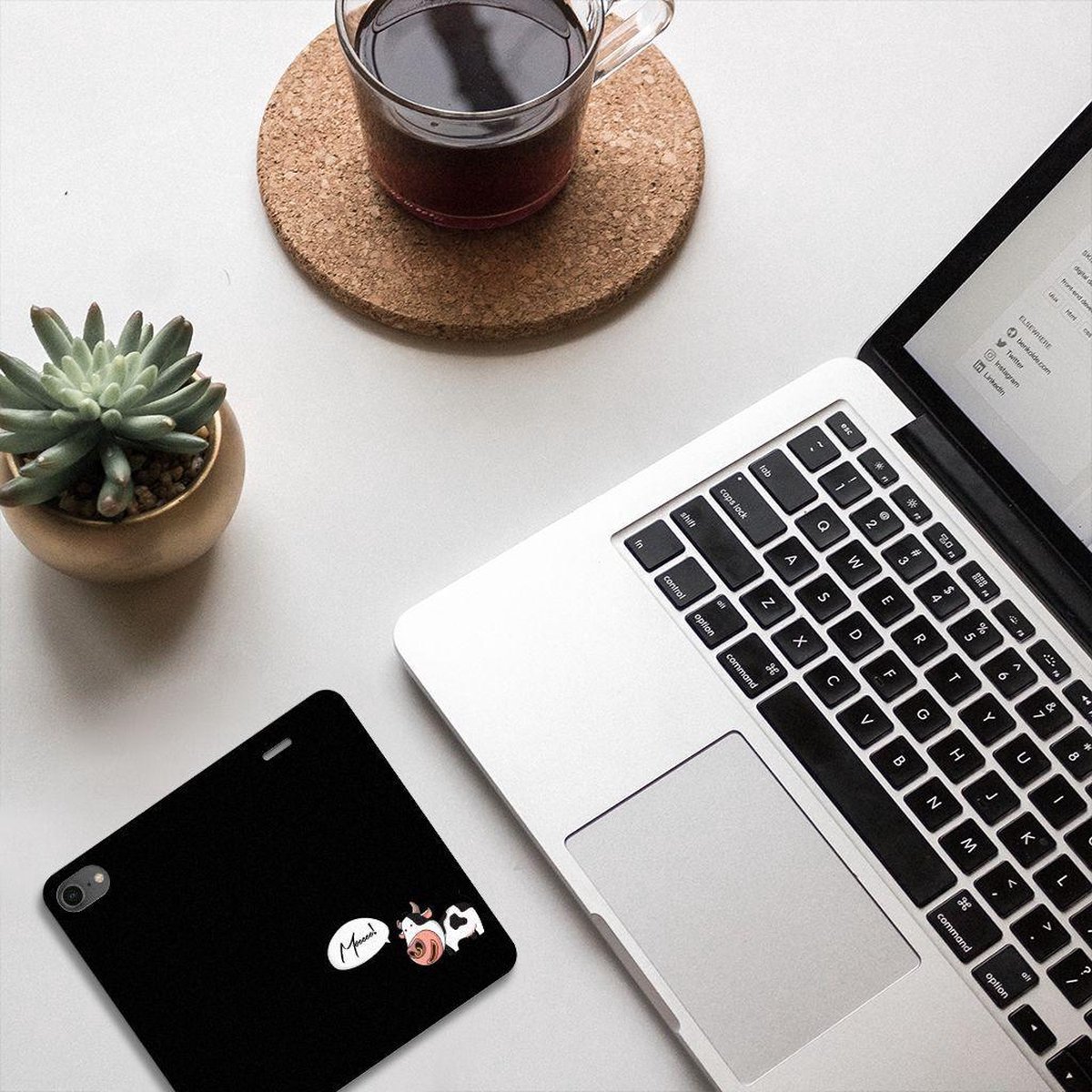 iPhone 7 | 8 | SE (2020) | SE (2022) Magnet Case Cow — cadeau in Cadeau-ideeën - foto 8