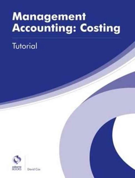 Management Accounting David Cox Boeken Bol Com