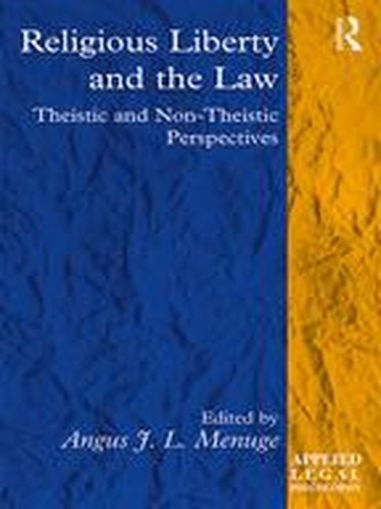 Applied Legal Philosophy - Religious Liberty and the Law - cover