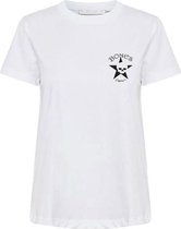 Bones Sportswear Dames T-shirt Basic White maat XL -SALE