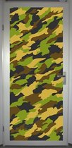 Deurposter 'Camouflage' - deursticker 75x195 cm