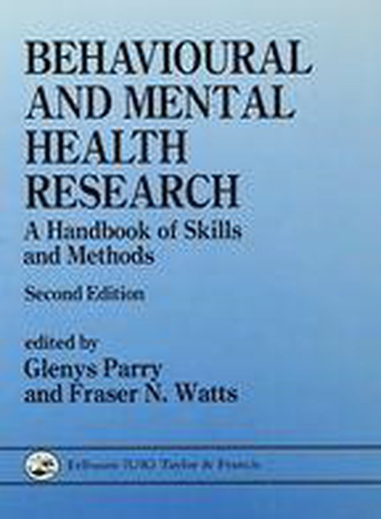 Behavioural and Mental Health Research - cover