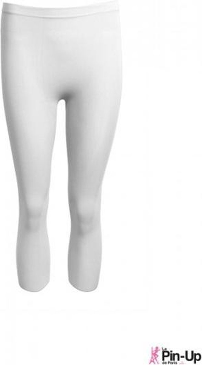 Goedkoopste Anti Cellulite ¾ Legging – Pin Up de Paris - S - Wit