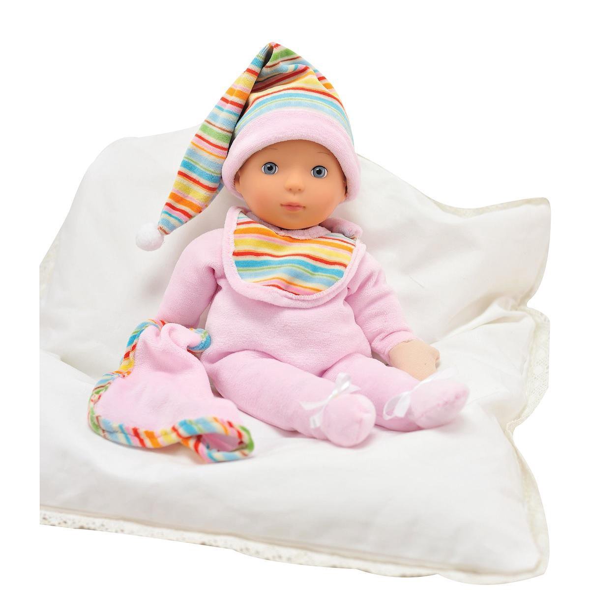 Pop Bambolina Boutique - Mijn eerste zacht popje - Roze kledij -36cm ...