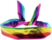 Zac's Alter Ego Ijzerdraad haarband Metallic rainbow Multicolours