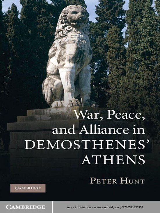 War, Peace, and Alliance in Demosthenes' Athens - cover