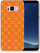 Samsung Galaxy S8 TPU-siliconen Hoesje Design Batik Orange