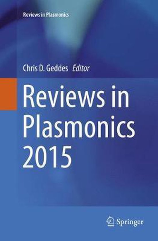 Reviews in Plasmonics2015- Reviews in Plasmonics 2015 - cover