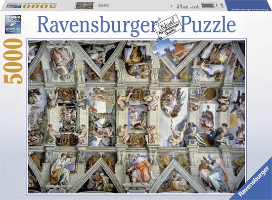 Ravensburger puzzel De Sixtijnse Kapel - Legpuzzel - 5000 stukjes | bol