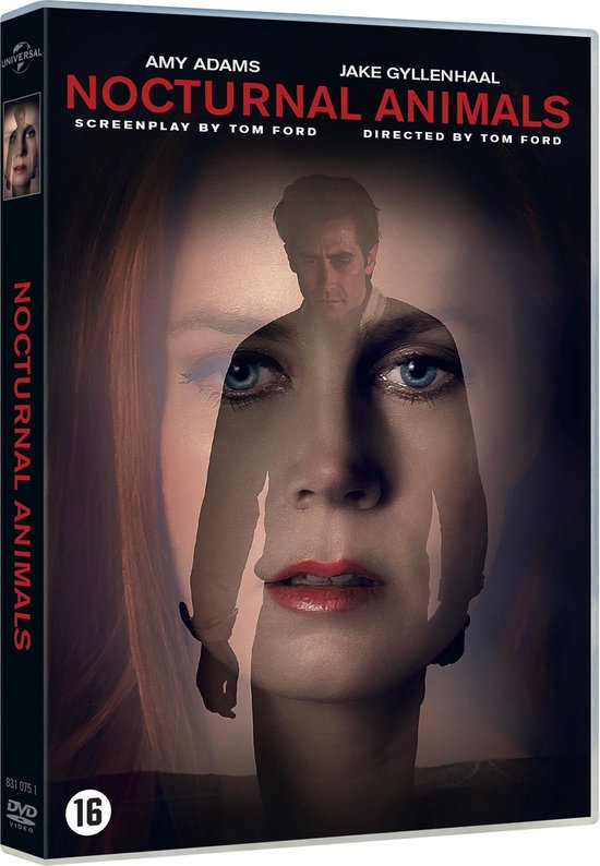 DVD cover 'Nocturnal Animals' met Amy Adams en Jake Gyllenhaal.