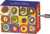 Muziekdoosje kunstenaars Kandinsky Color Study Squares Mozart Magic Flute