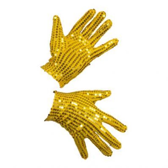 Terminal Bot contact Handschoentjes met gouden pailletten | Korte handschoenen glitter | bol.com