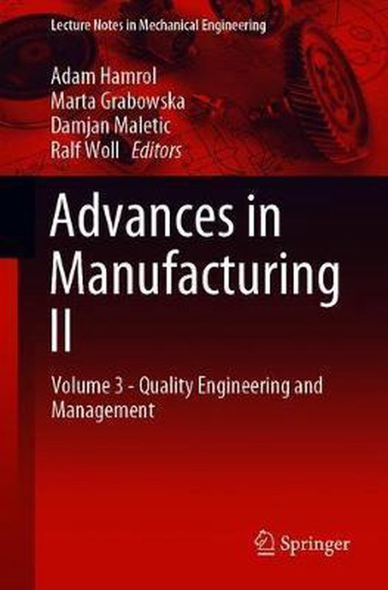 Lecture Notes in Mechanical Engineering- Advances in Manufac ... - cover