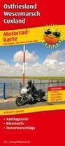 Motorradkarte Ostfriesland - Wesermarsch - Cuxland 1 : 200 000