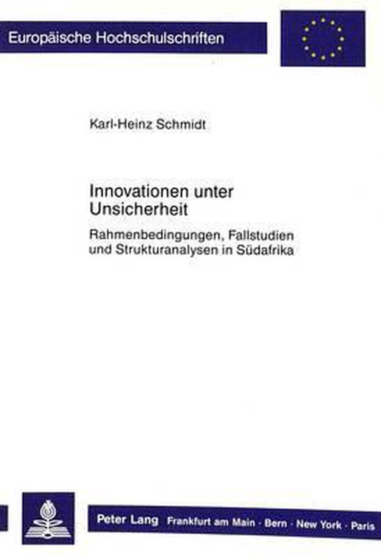 Innovationen Unter Unsicherheit - cover