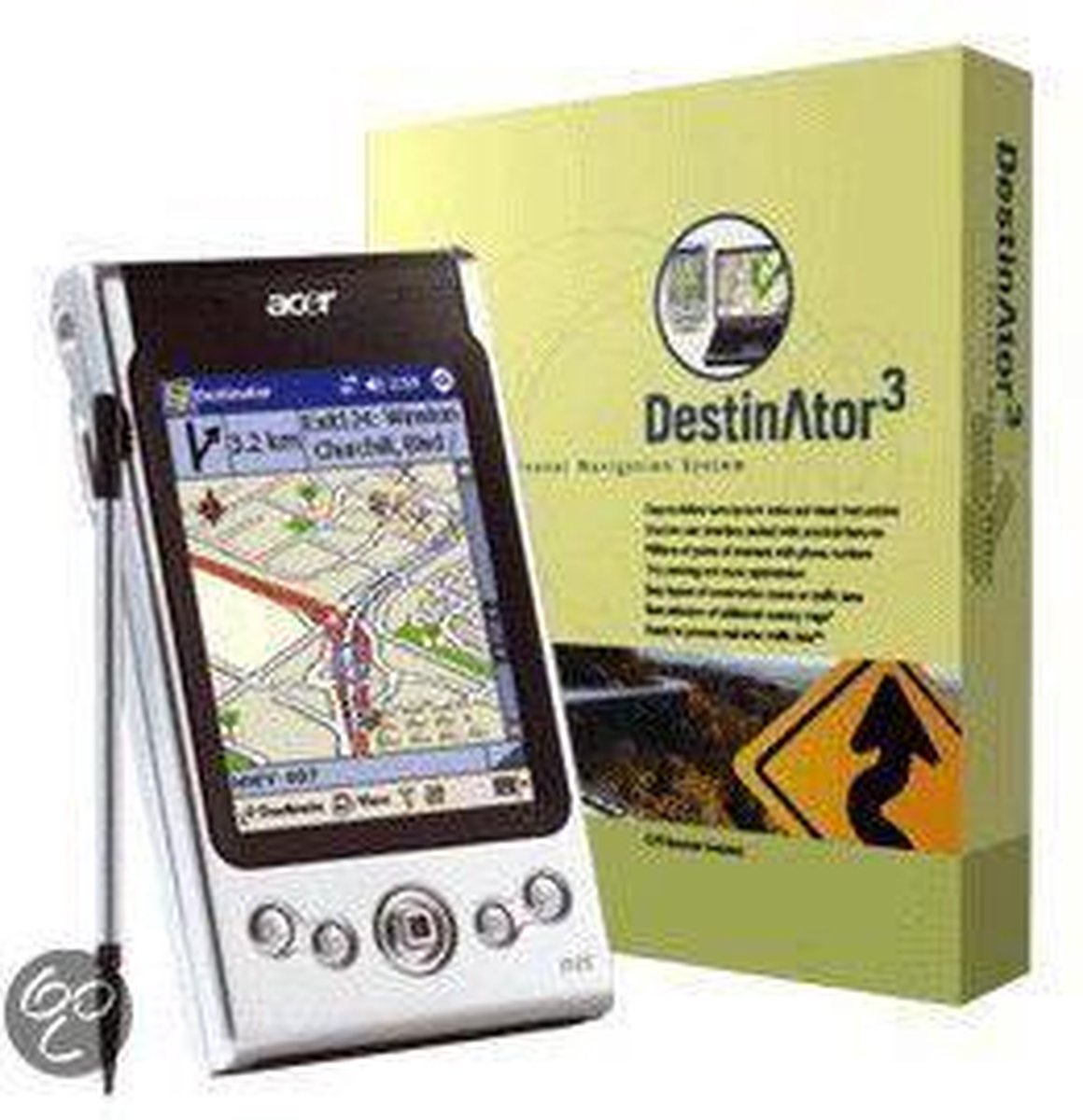 Acer N35 GPS navigatie + Destinator 3 Benelux | bol