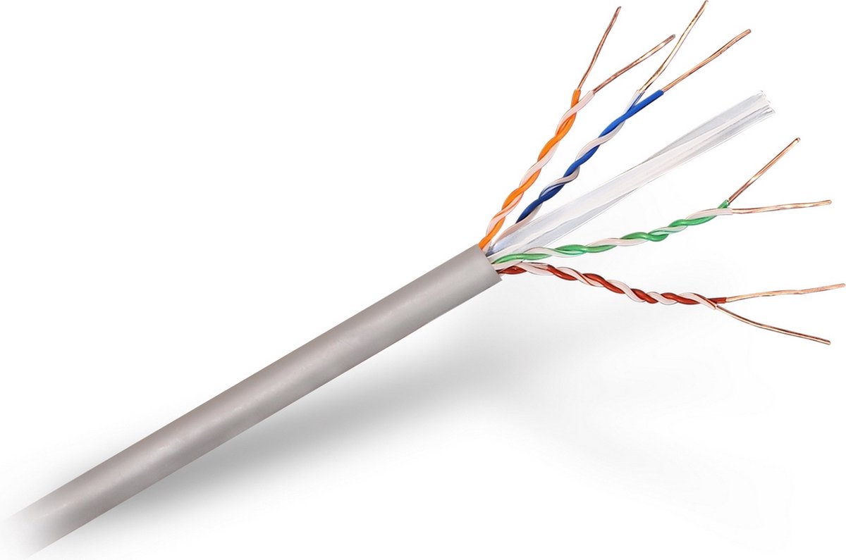 UTP Category 6 Rigid Network Cable Aisens 100 m Grey