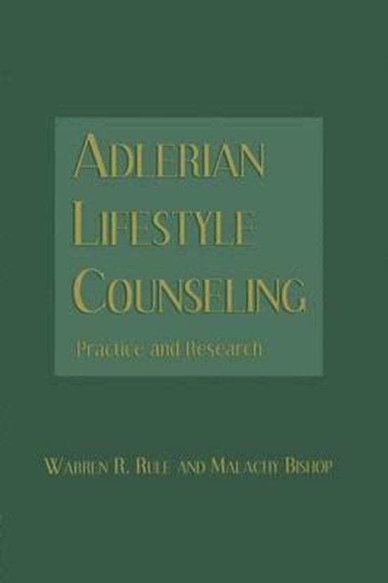 Adlerian Lifestyle Counseling - cover
