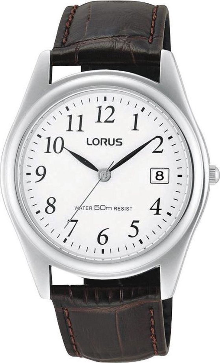 Lorus Heren RS965BX9 - Horloge - 36 mm - Bruin