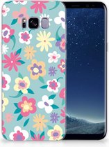 Geschikt voor Samsung Galaxy S8 Plus TPU siliconen Hoesje Design Flower Power