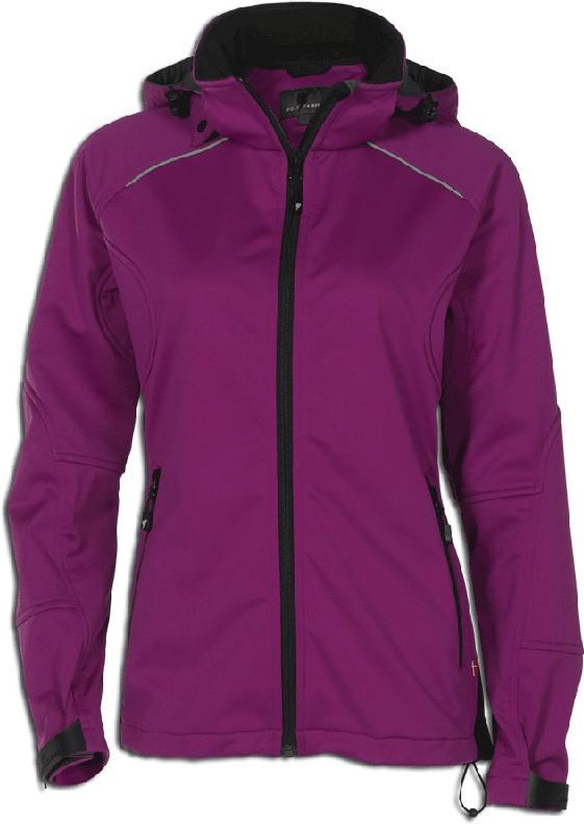 Cheyenne dames softshell jas Paars