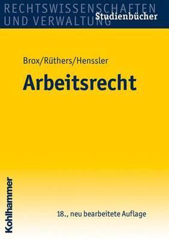 Arbeitsrecht - cover