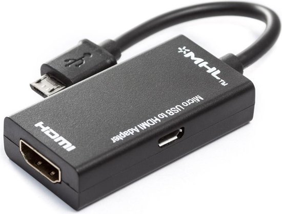 Micro USB naar HDMI adapter (MHL, 5 pins) | bol.com