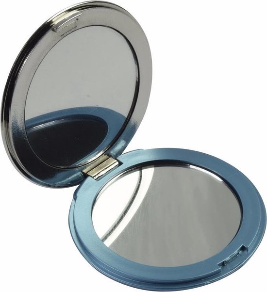 Ga door Onnodig gangpad Zak spiegeltje blauw - make up spiegel | bol.com