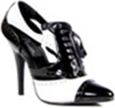Pleaser Hoge hakken -35 Shoes- SEDUCE-458 US 5 Zwart/Wit