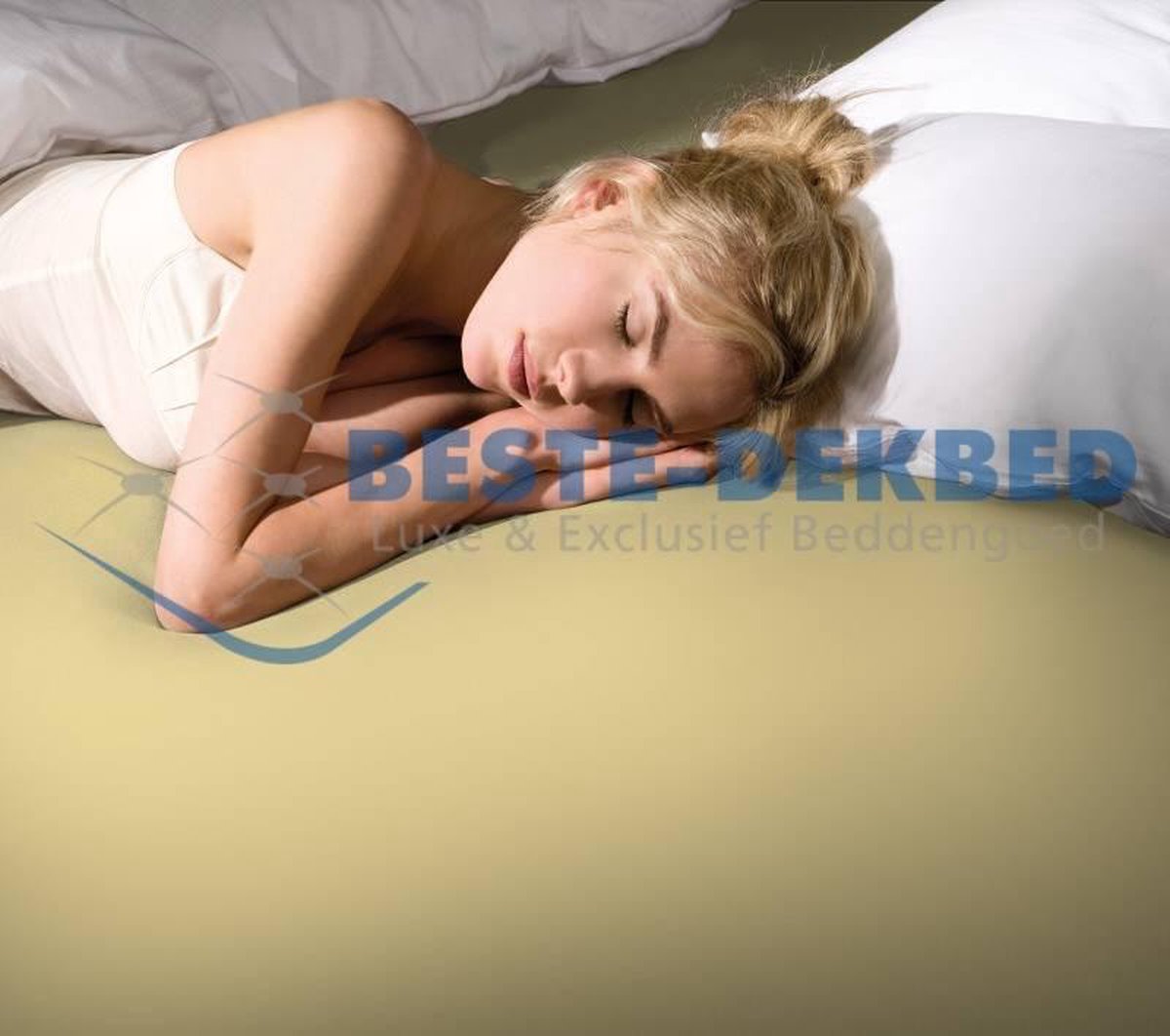 Bella Donna Premium Jersey Hoeslaken - Lichtgeel (0091)
