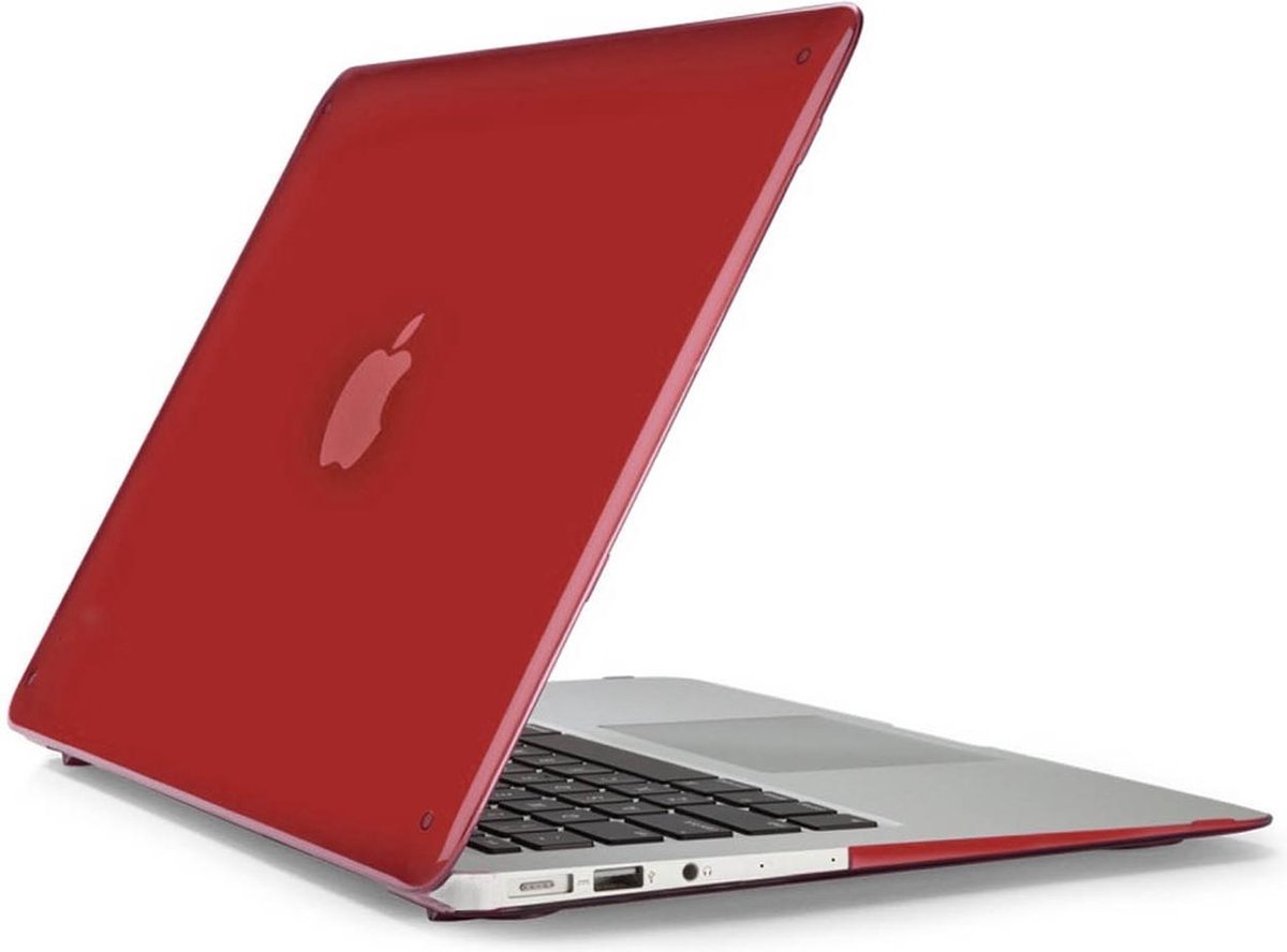 Qatrixx Macbook Air 11 inch Hard Case Cover Laptop Hoes Rood/Red
