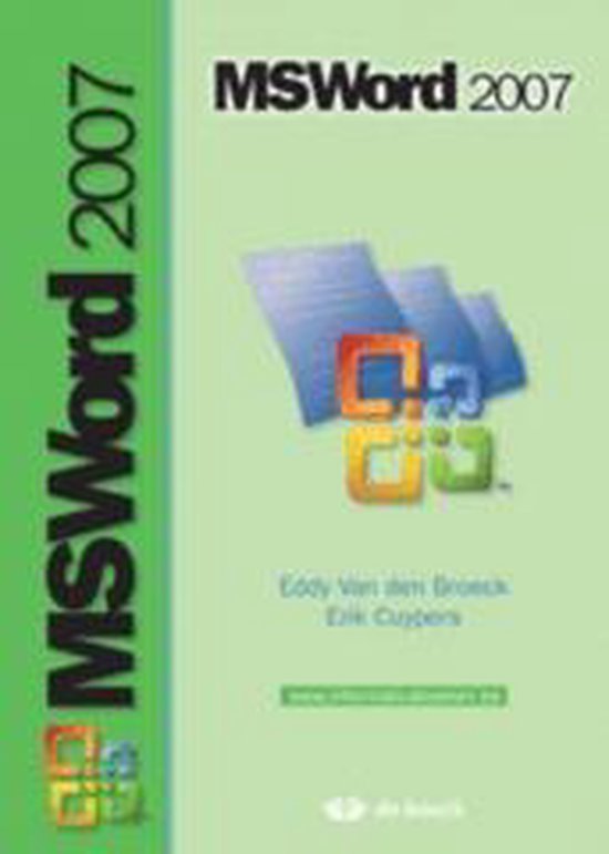 Cover van het boek 'Ms word 2007'