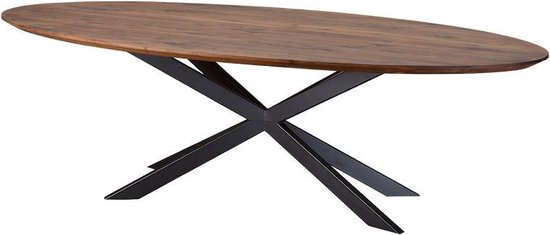 bol.com | Table du Sud - Noten ovale tafel Gap - 240x120