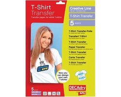 DECAdry T-Shirt transfer licht textiel - 5 vel