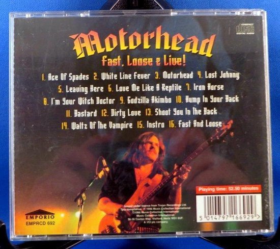 Fast, Loose & Live, Motorhead | CD (album) | Muziek | bol.com