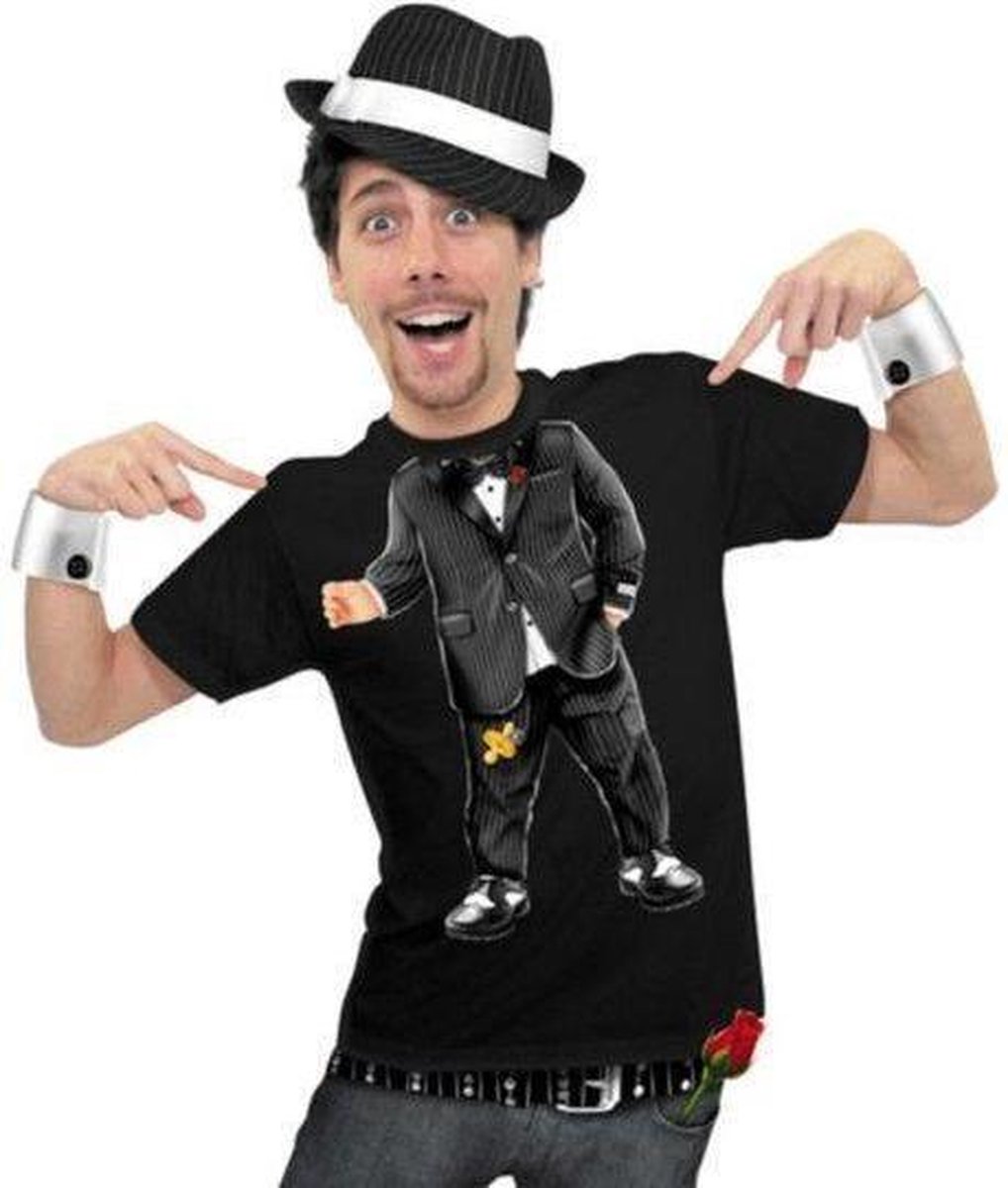 Benza T-Shirt - Baby Godfather - Leuk, Grappig, Mooi, Funny - Zwart, Man, Maat L