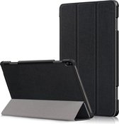 Tri-Fold Book Case - Lenovo Tab P10 Hoesje - Zwart