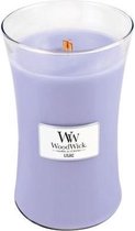 Woodwick Hourglass Large Geurkaars - Lilac