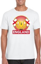 Wit Engeland supporter kampioen shirt heren L