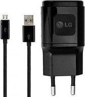 Oplader LG K10 + micro USB kabel zwart Origineel