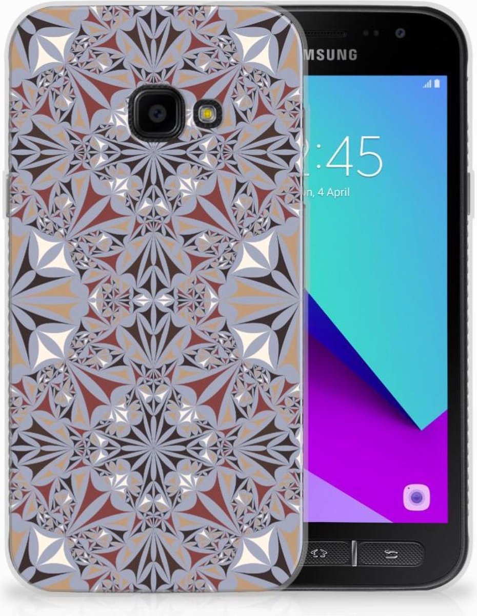 Samsung Galaxy Xcover 4 | Xcover 4s TPU Siliconen Hoesje Flower Tiles