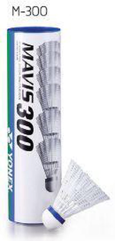 Yonex Mavis 300 - Badminton Shuttles - 6 Stuks - Wit