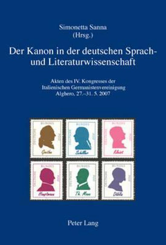 Der Kanon in der deutschen Sprach- und Literaturwissenschaft - cover