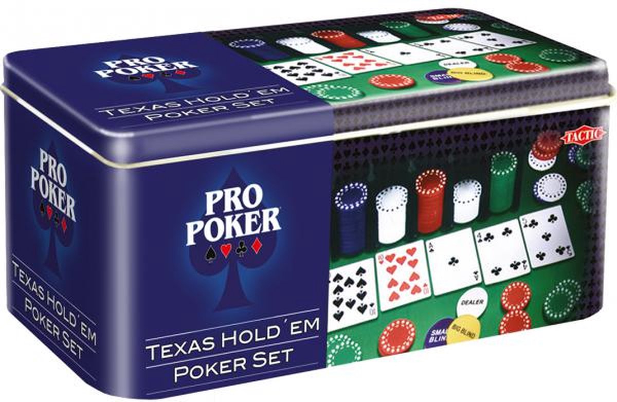 Pro Poker Texas Hold em set - Kaartspel