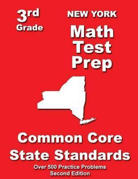 New York 3rd Grade Math Test Prep - cover
