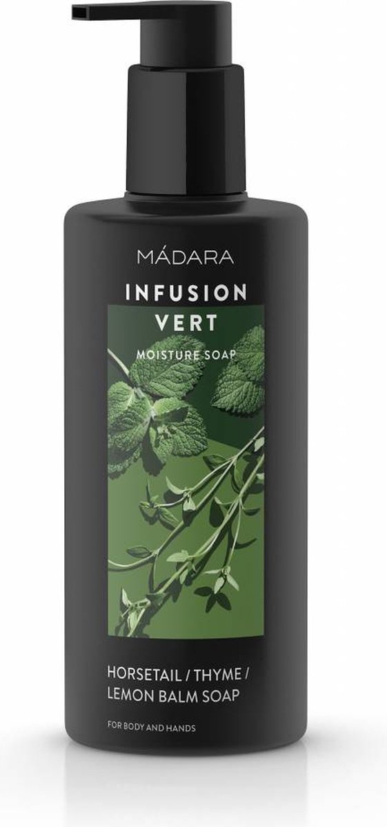 MÁDARA Cosmetics Infusion Vert Moisture Soap - 300 ml - Horsetail / Thyme / Lemon Balm