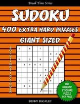Sudoku 400 Extra Hard Puzzles Giant Sized. One Gigantic 8 Square Puzzle Per Page. Solutions Included