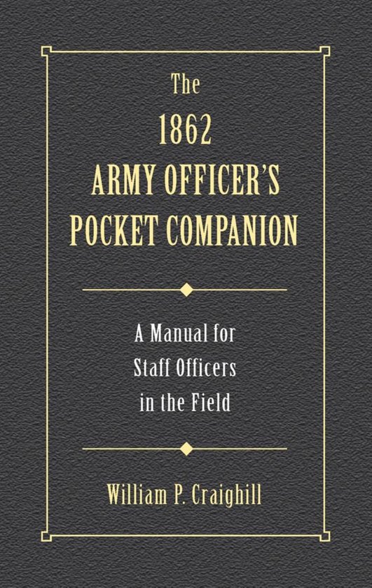 1862 Army Officer's Pocket Companion - cover