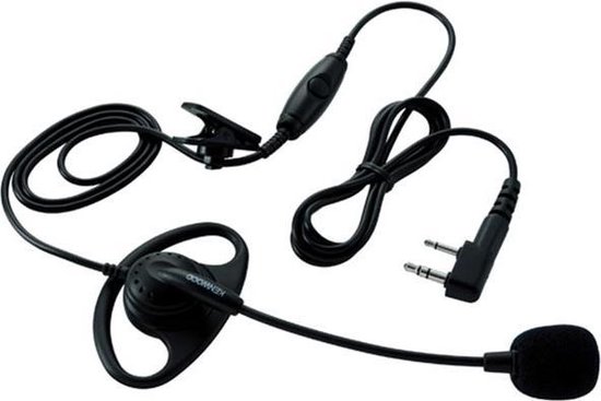 Kenwood Khs29Fw Boom Microphone With "D" Earpiece And Ptt