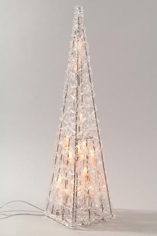 Acryl pyramide met mini verlichting - 60cm | bol.com